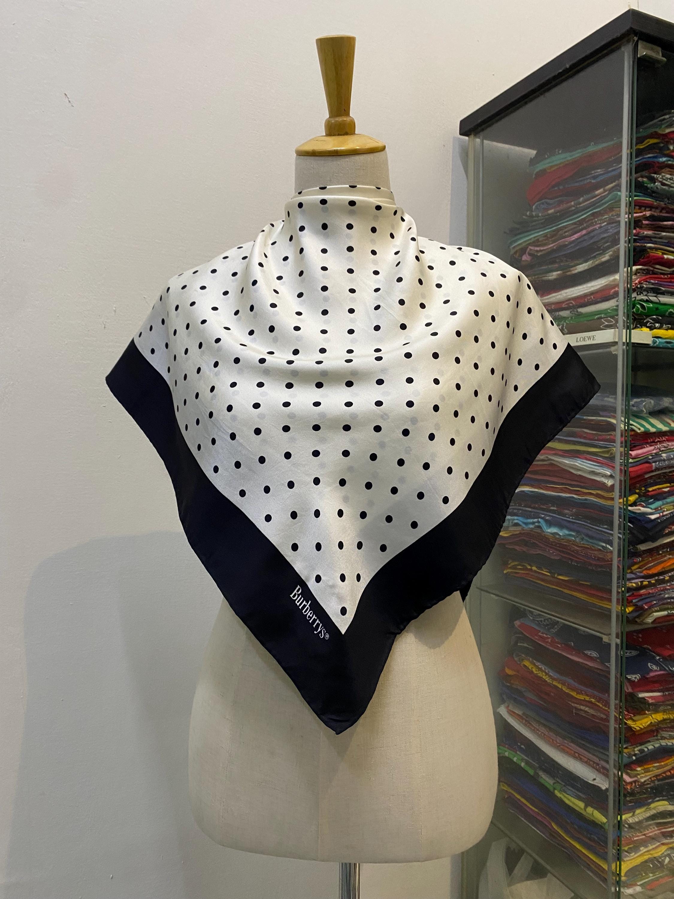 Burberry silk scarf - Etsy 日本