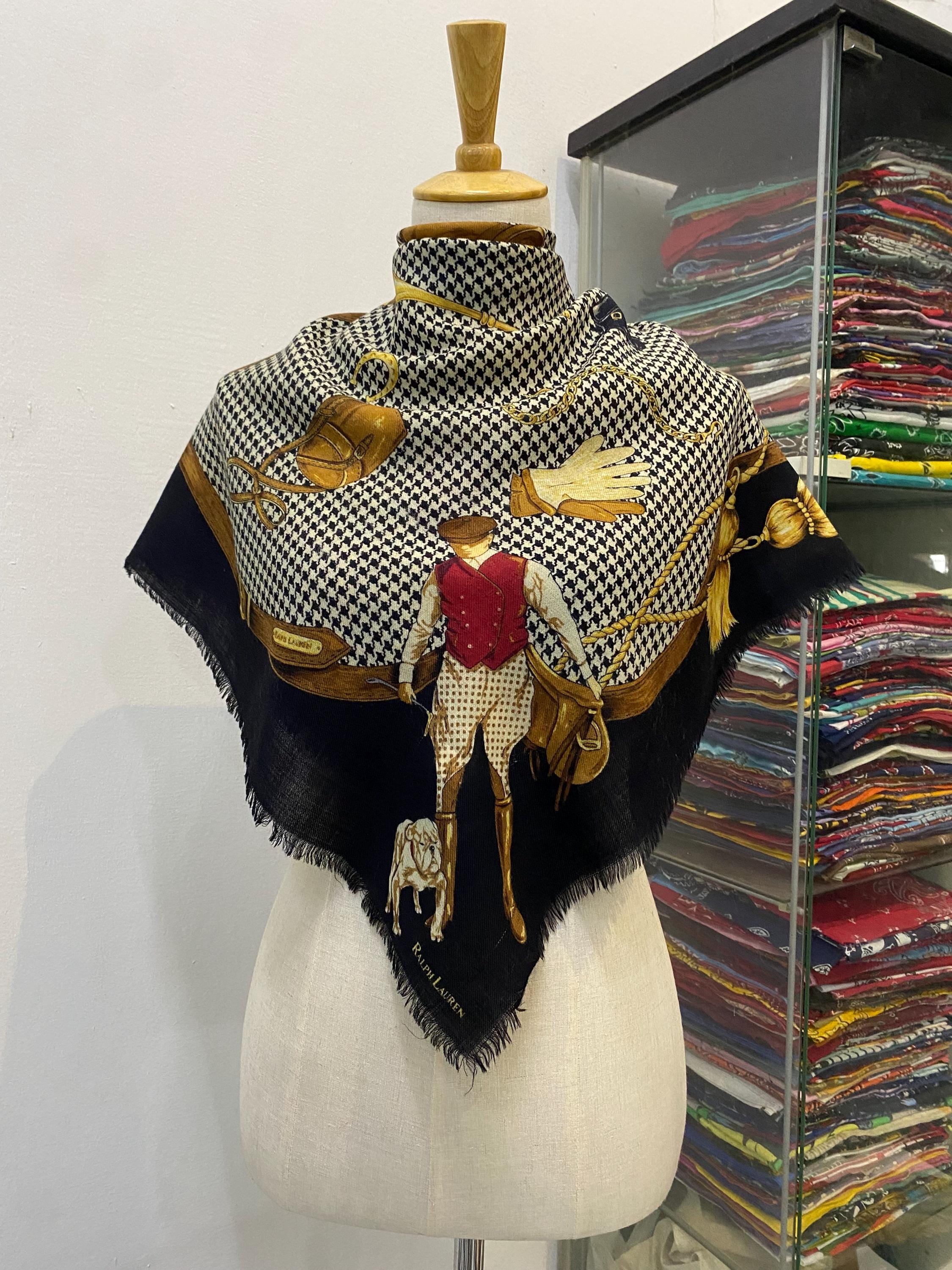 Ralph Lauren Equestrian Scarf - Etsy