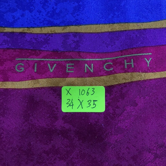 Vintage Givenchy Silk Scarf Givenchy Neck Scarf Given… - Gem