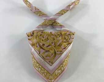 Handkerchiefs Christian Dior Mini Scarf Women Art Floral  display picture 1