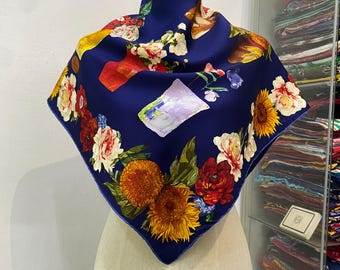 【CELINE】★Vintage★SQUARE SCARF 55 シルク＆綿 スカーフ CELINE SILK vintage SCARF silk scarf | eBay