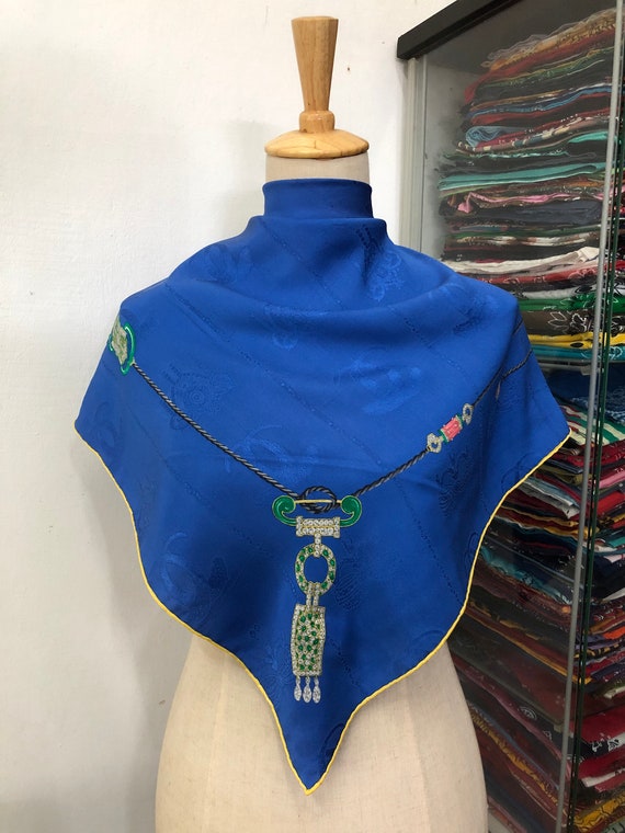 Vintage Cartier Silk Scarf, Must De Cartier Silk Scar… Gem