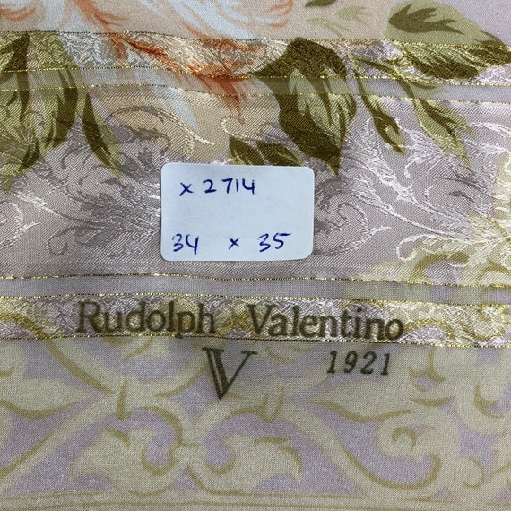 Vintage Rudolph Valentino Silk Scar, Twill Silk S… - image 7