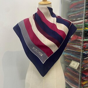 Vintage Givenchy Silk Scarf Givenchy Neck Scarf Givenchy Silk Muffler Givenchy Big Logo Givenchy Neck Warmer Givenchy Silk Shawl