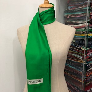 Vintage Givenchy Silk Scarf Givenchy Neck Scarf Givenchy Silk Muffler Givenchy Big Logo Givenchy Neck Warmer Givenchy Silk Shawl