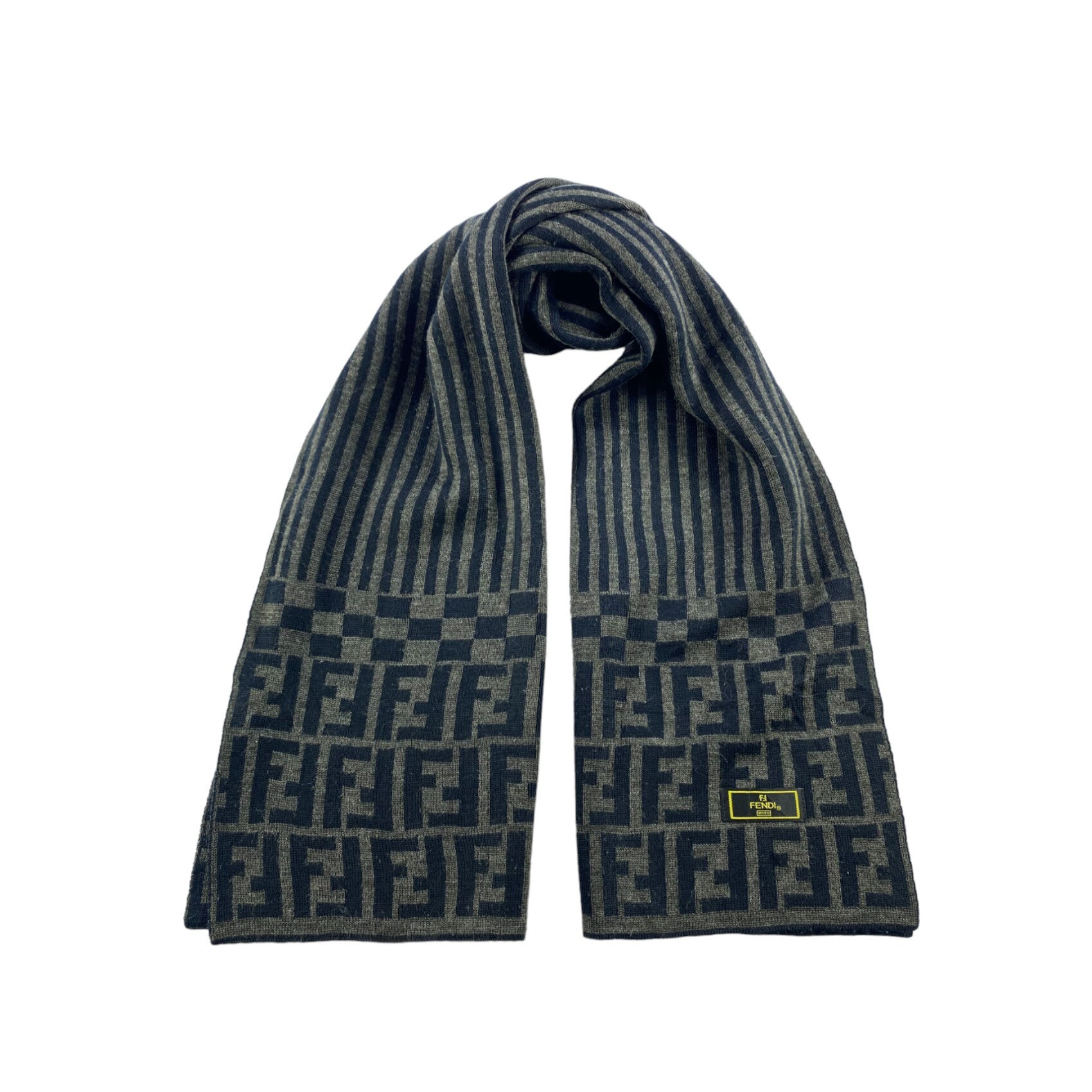 Vintage Fendi Scarf Roma Italia Fendi Wool Scarf Vintage Fendi