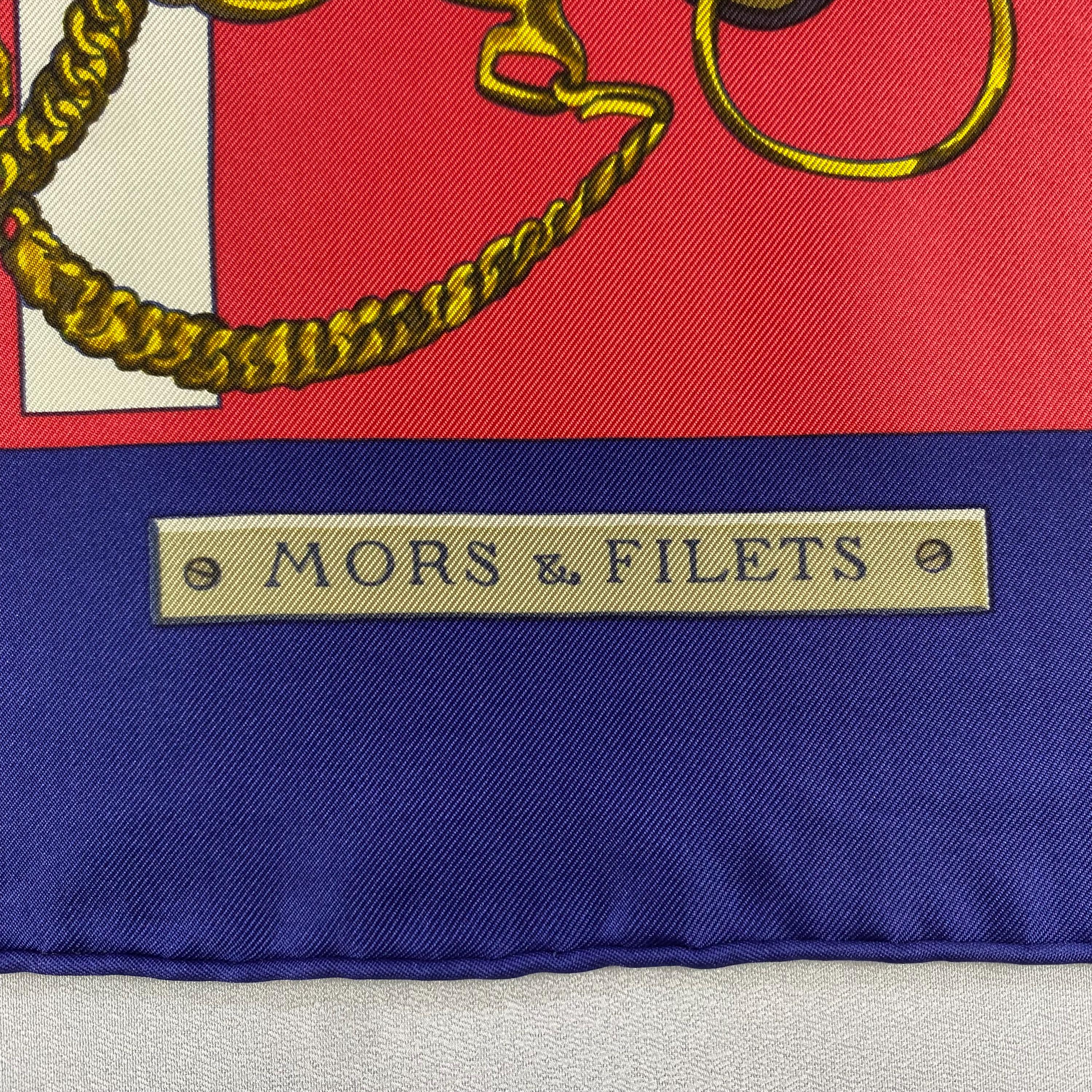 カ*ネ様 Hermès Mors et Filets スカーフ　カレ90 Vintage Hermes Mors Et Filets Silk Scarf Vintage Hermes Key Scarf