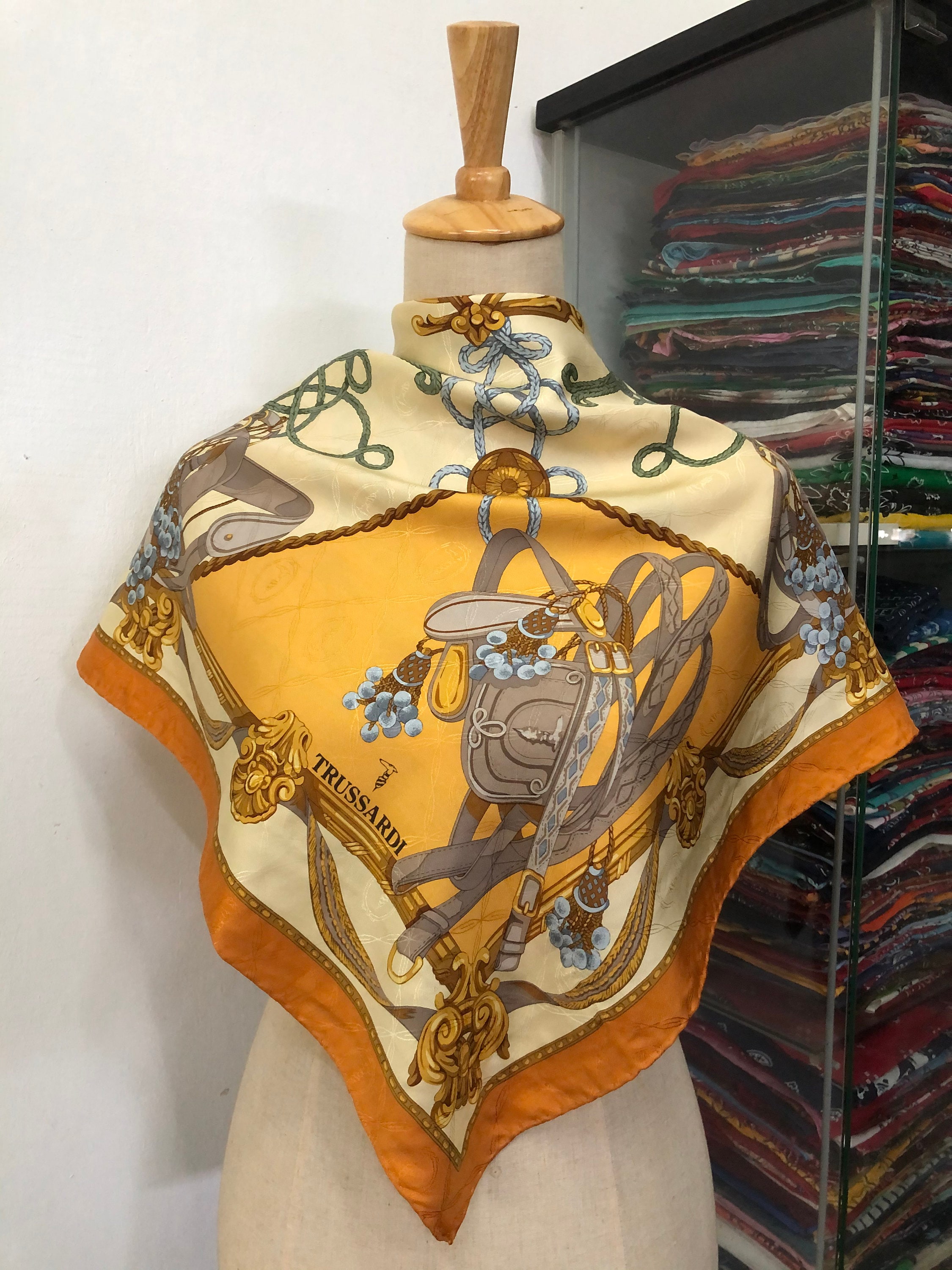 Trussardi scarf - Etsy 日本