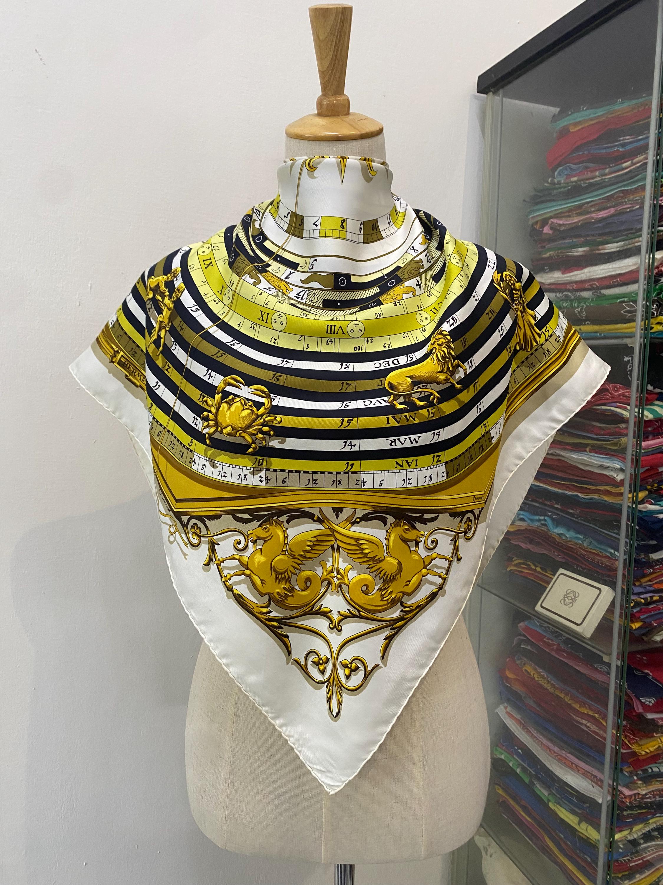 Hermes head scarf - Etsy 日本