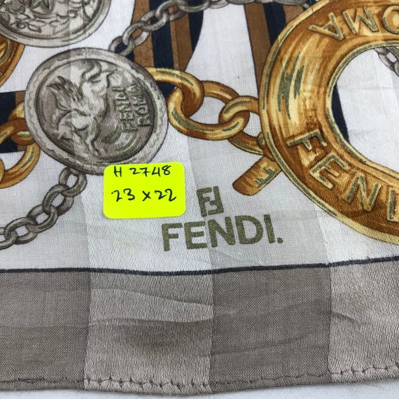 Fendi Handkerchief, Pocket Square, Fendi Bandana,… - image 5
