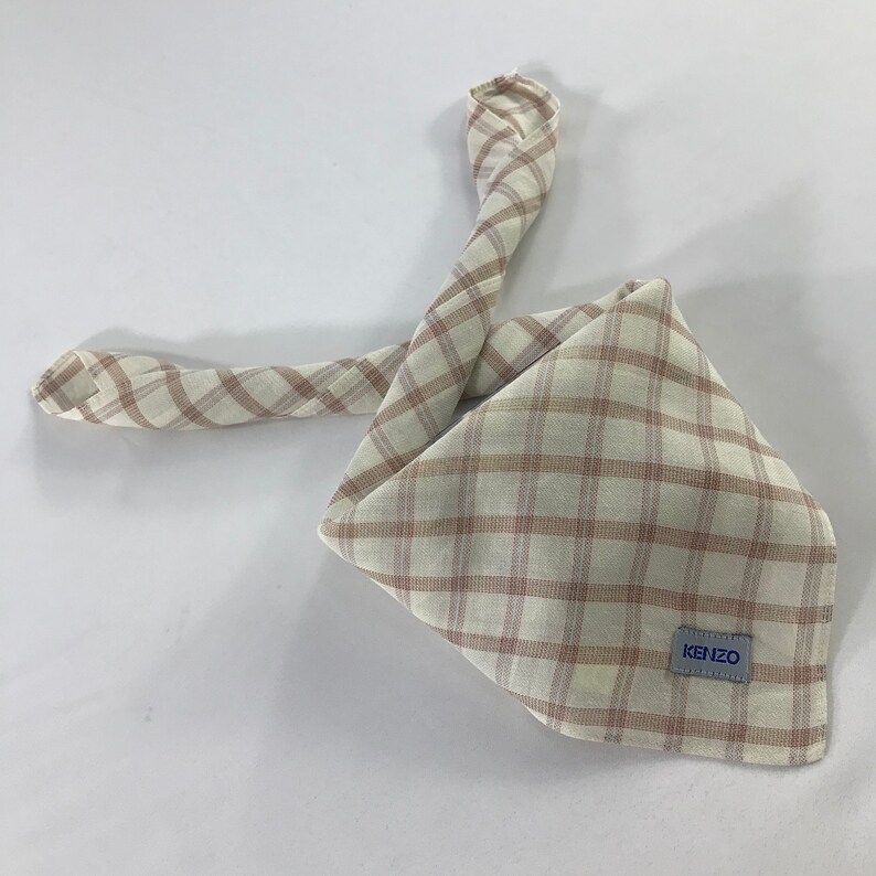 Kenzo Neckerchief Kenzo Silk Scarves Luxury Facemask Pocket Square Floral Handkerchief Vintage Handkerchief