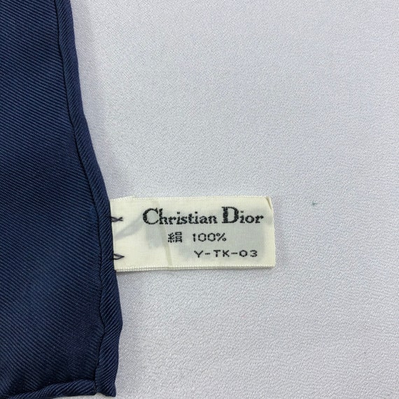 Vintage Christian Dior Silk Scarf Christian Dior … - image 6