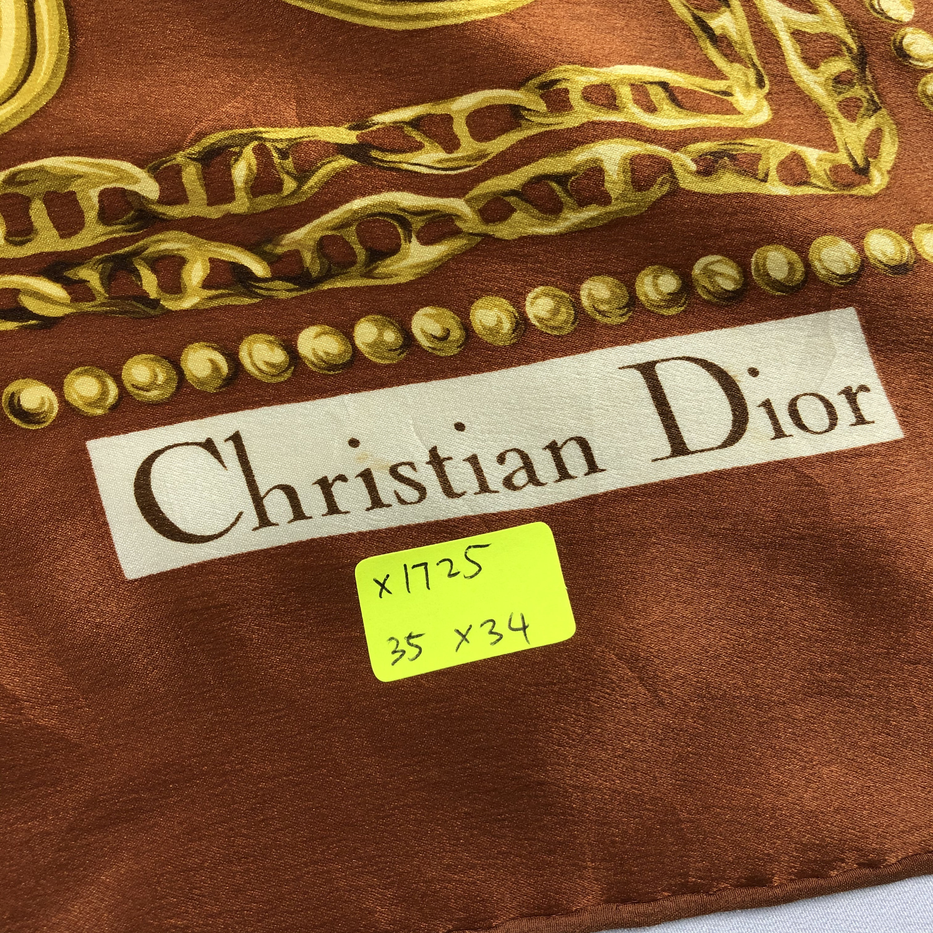 激安正規品 Silk Dior Christian Vintage Scarf Dior Shawl Dior Christian 小物