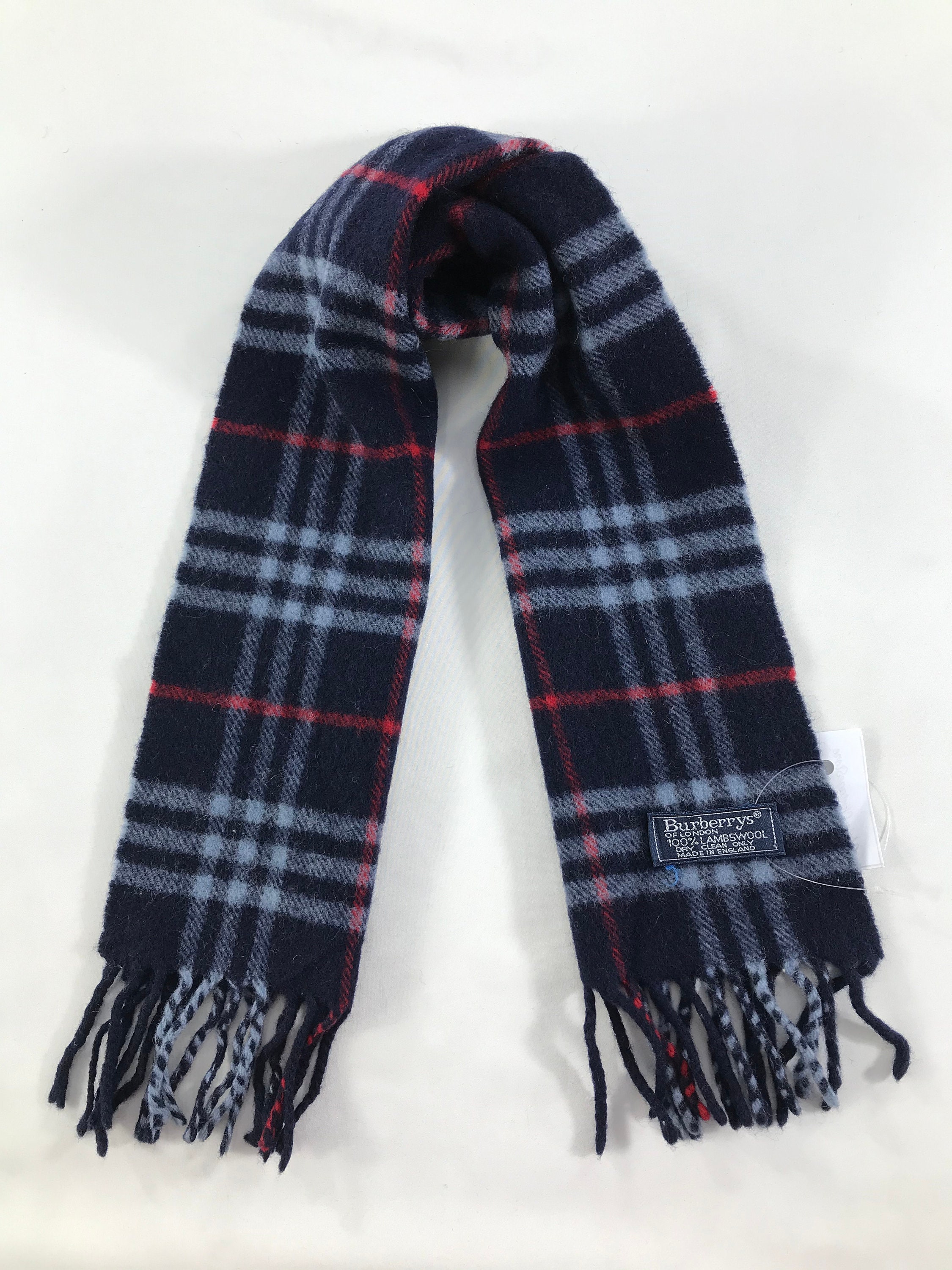 Vintage Burberry Scarf Burberry Wool Scarf Vintage Burberry Etsy UK