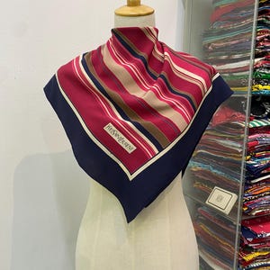 Vintage Yves Saint Laurent Silk Scarf Yves Saint Laurent Silk Muffler Yves Saint Laurent Silk Neck Scarf Yves Saint Laurent Silk Neck Warmer