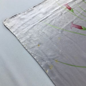 Foulard Carré Nina Ricci En Soie - Motif Papillons, 57x57 Cm - Occasion