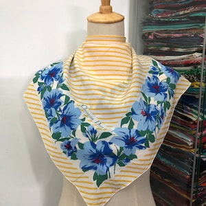 Vintage Christian Dior Silk Scarf Christian Dior Shawl Dior Silk Muffler Christian Dior Silk Head Scarf Vintage Dior Scarf Dior Neck Scarf