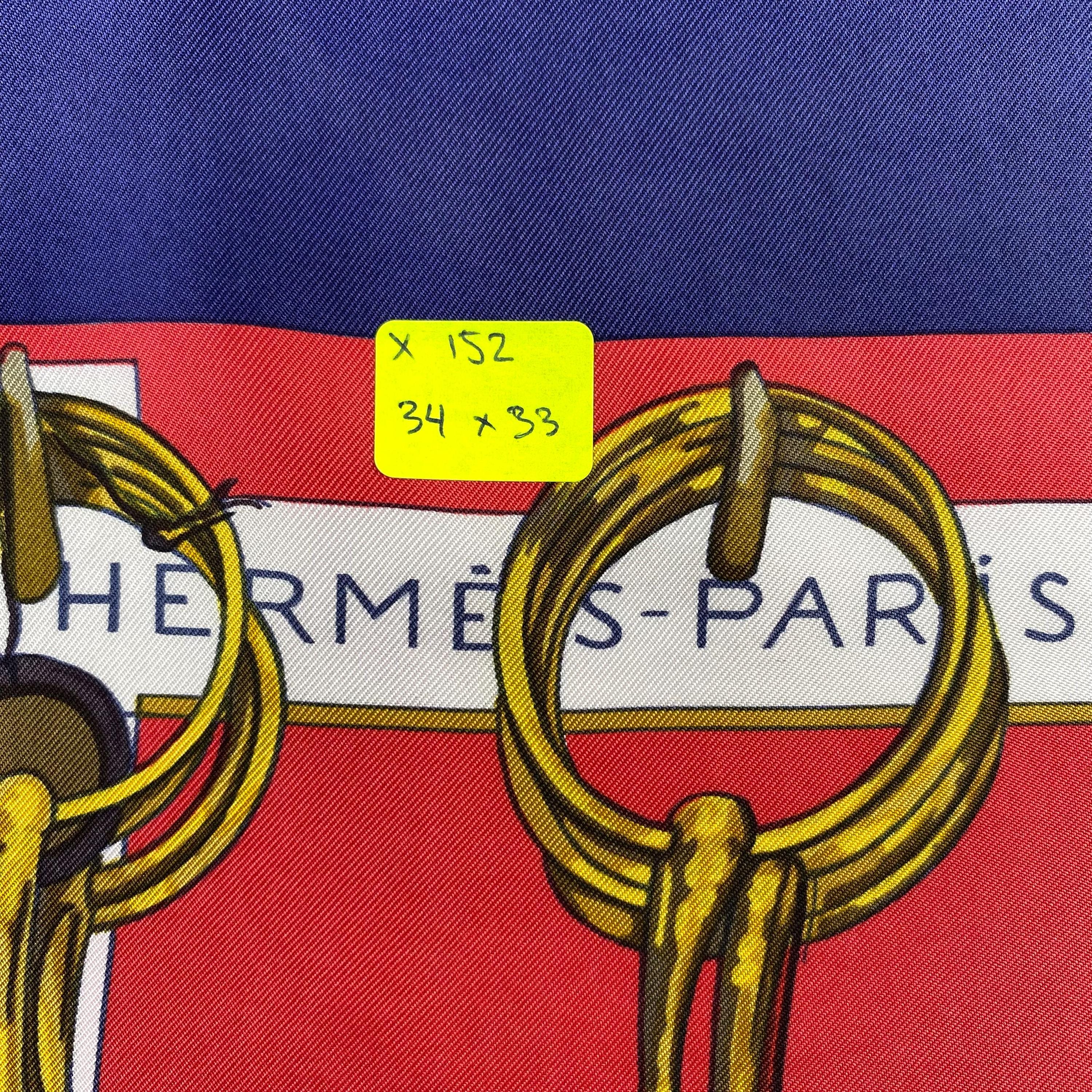 Vintage Hermes Mors Et Filets Silk Scarf Vintage Hermes Key Scarf
