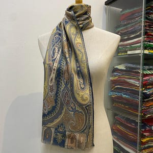 ヴィンテージ エトロ シルクスカーフ、エトロ ペイズリー スカーフ