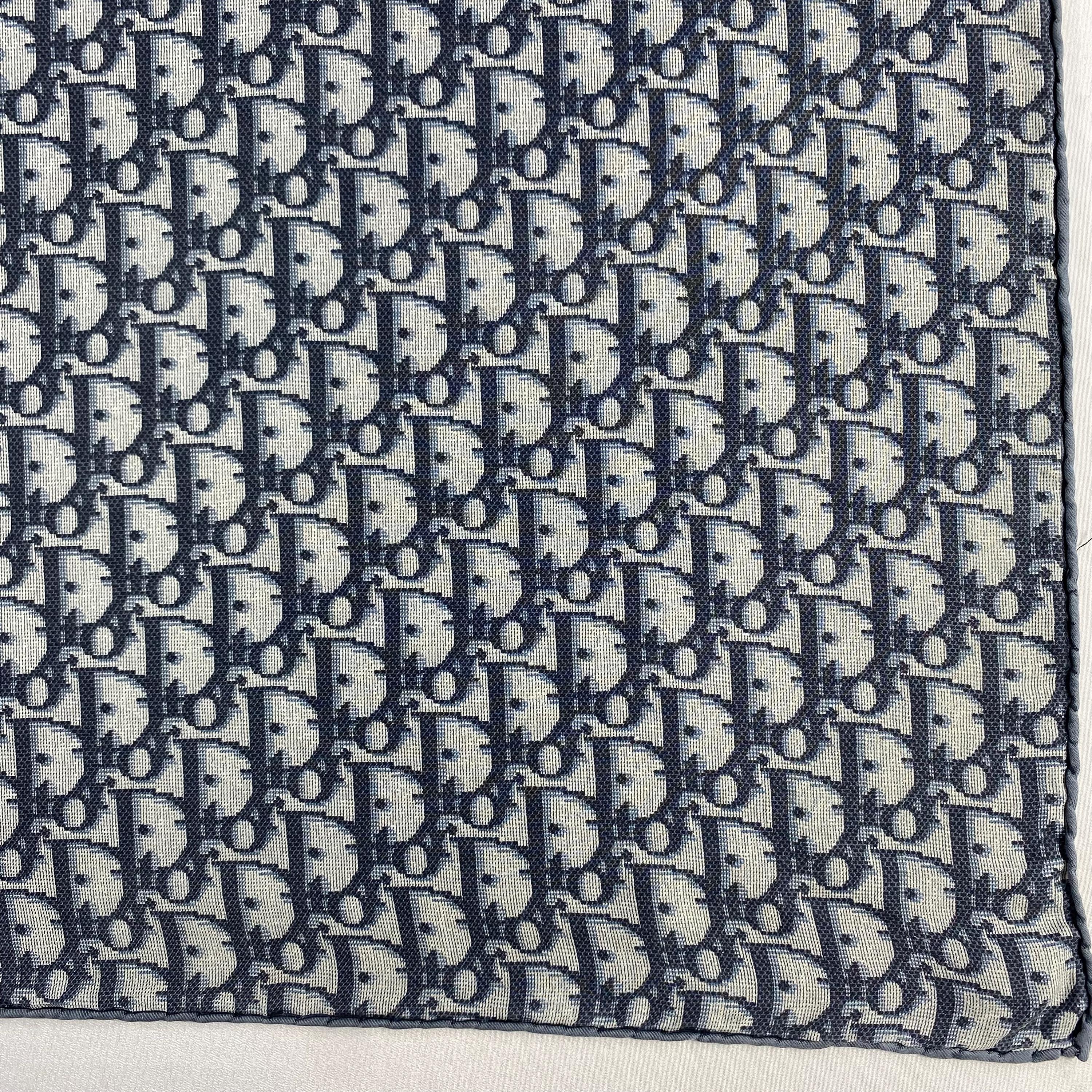 Christian Dior モノグラムスカーフ Vintage Christian Dior Silk Scarf Christian Dior Oblique Shawl