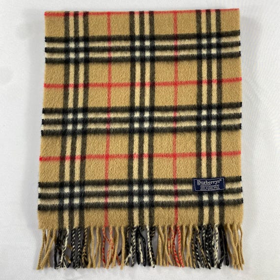 Vintage Burberry Scarf Burberry Cashmere Scarf Vintage Burberry