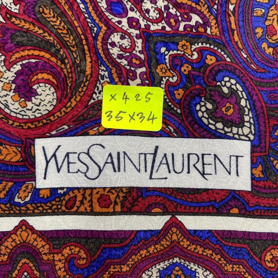 Vintage Yves Saint Laurent Silk Scarf Yves Saint Laurent  display picture 2