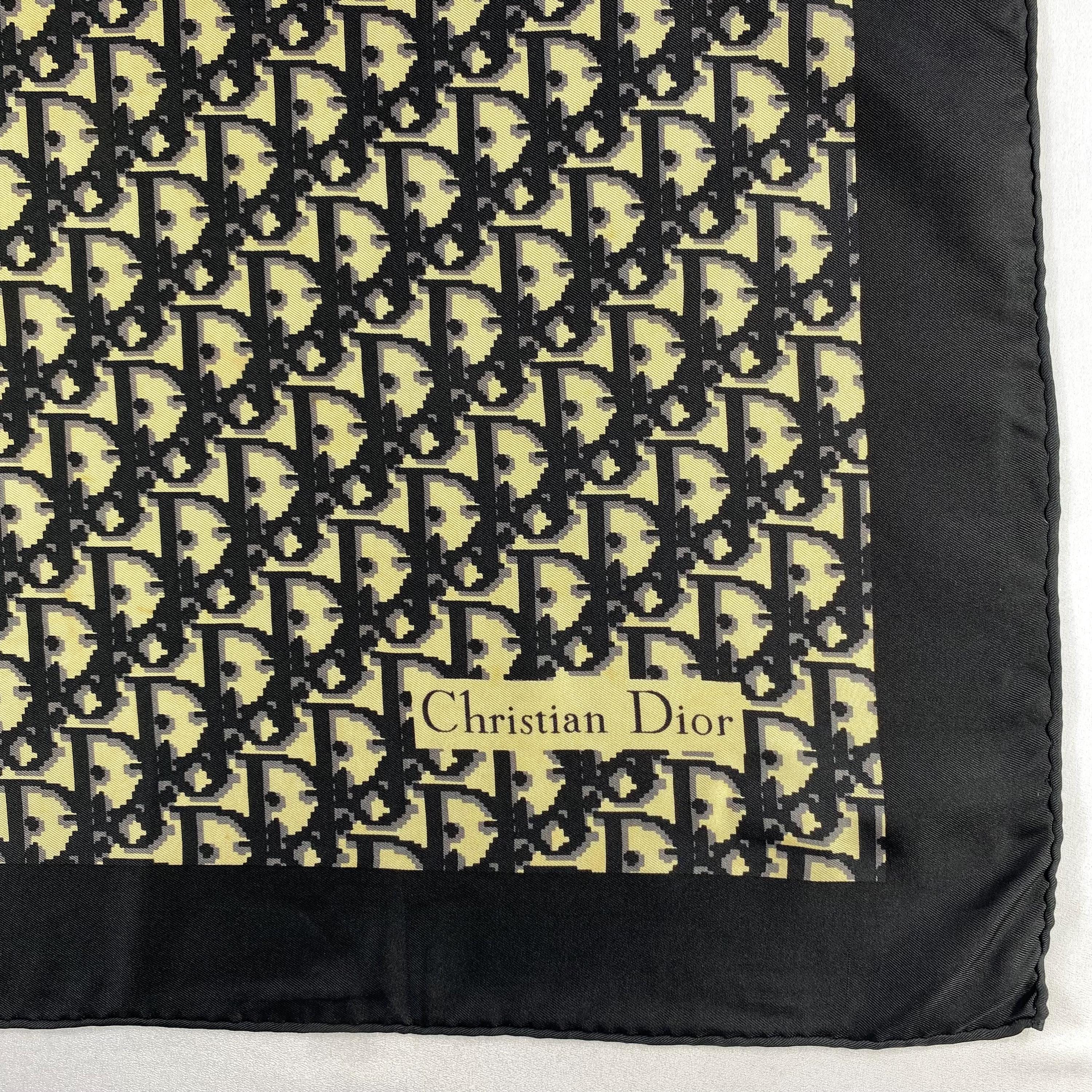 Vintage Christian Dior Trotter Silk Scarf Christian Dior Shawl