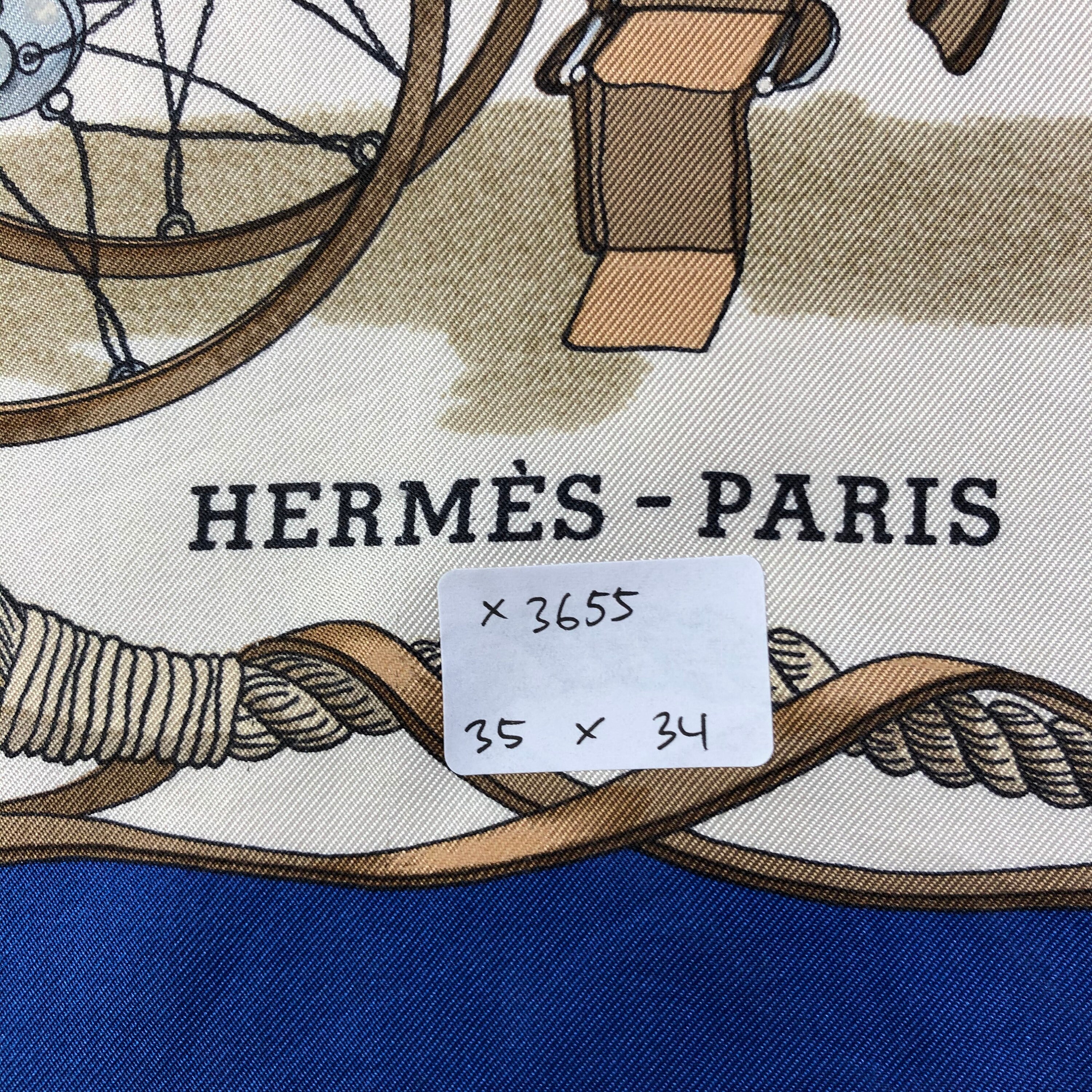 Hermes Vintage Silk Scarf “Attelage en Arbalete by Philippe Ledoux, at  1stDibs