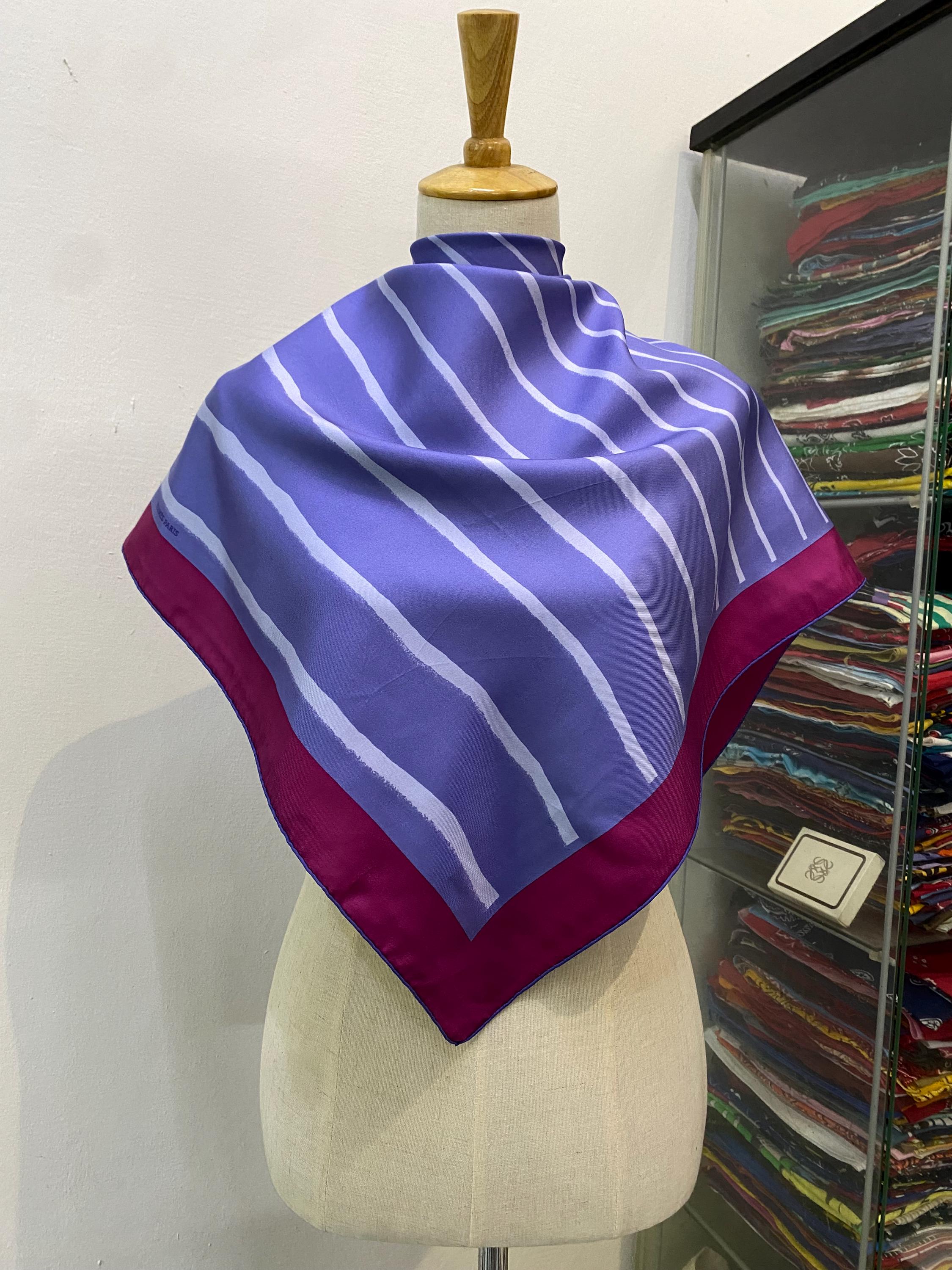 ヴィンテージ エルメス メディテラネ シルクスカーフ エルメス 34x34