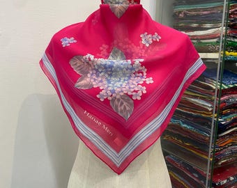 ヴィンテージ 森花恵 シルクデザイナー スカーフ - Etsy 日本