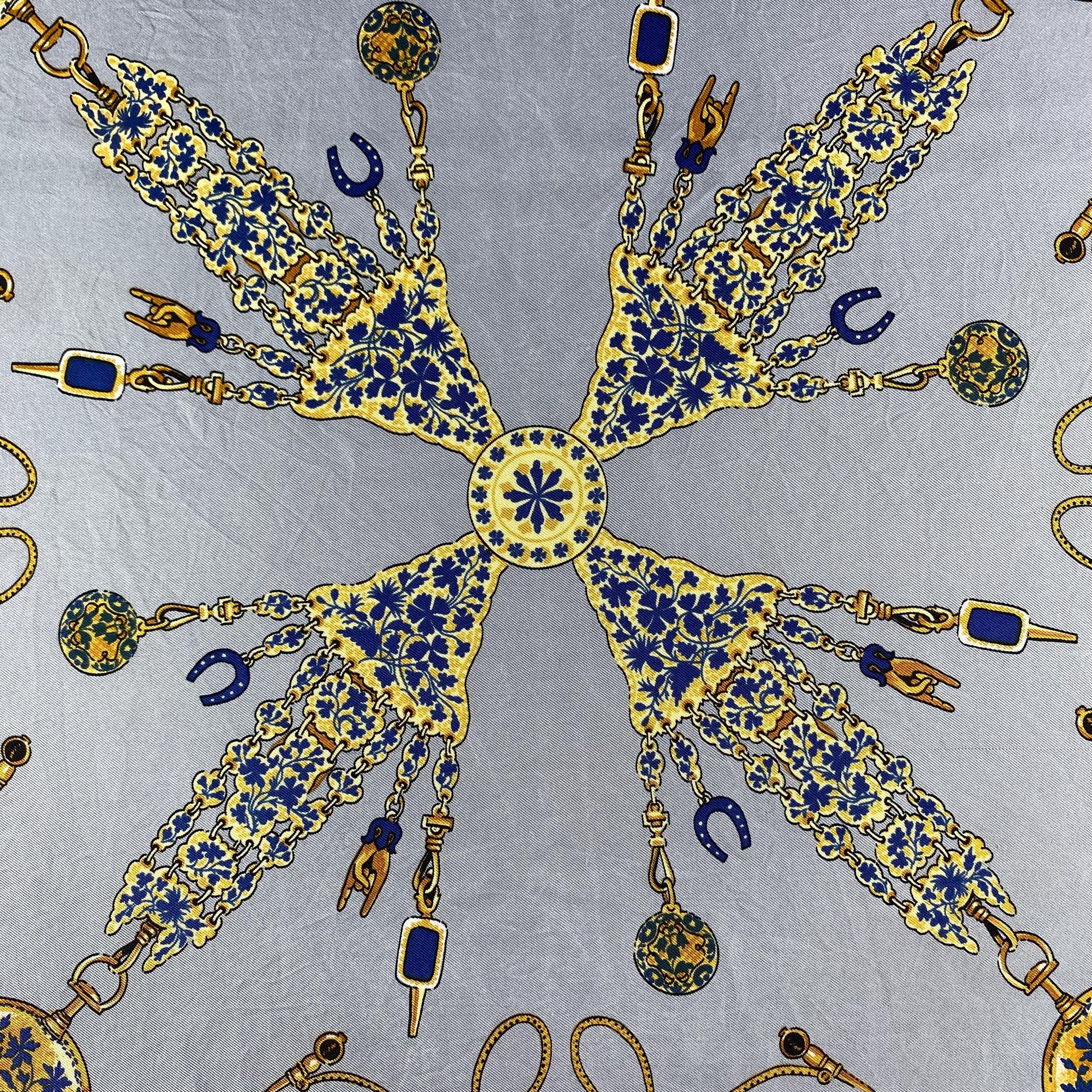 Vintage Rolex Silk Scarf Rolex Silk Stole Floral Silk Scarf