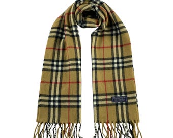 Vintage Burberry Scarf Burberry Wool Scarf Vintage Burberry Wool Muffler Authentic Burberry Scarf Burberry Neck Scarf