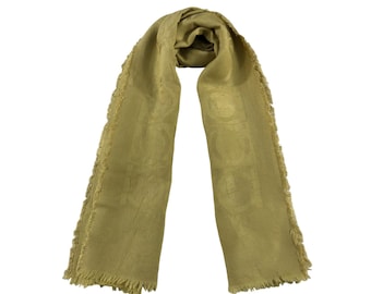Vintage Salvatore Ferragomo Wool Stole, Salvatore Ferragomo Wool Scarf, Ferragomo Wool Muffler, Salvatore Ferragomo Floral Scarf