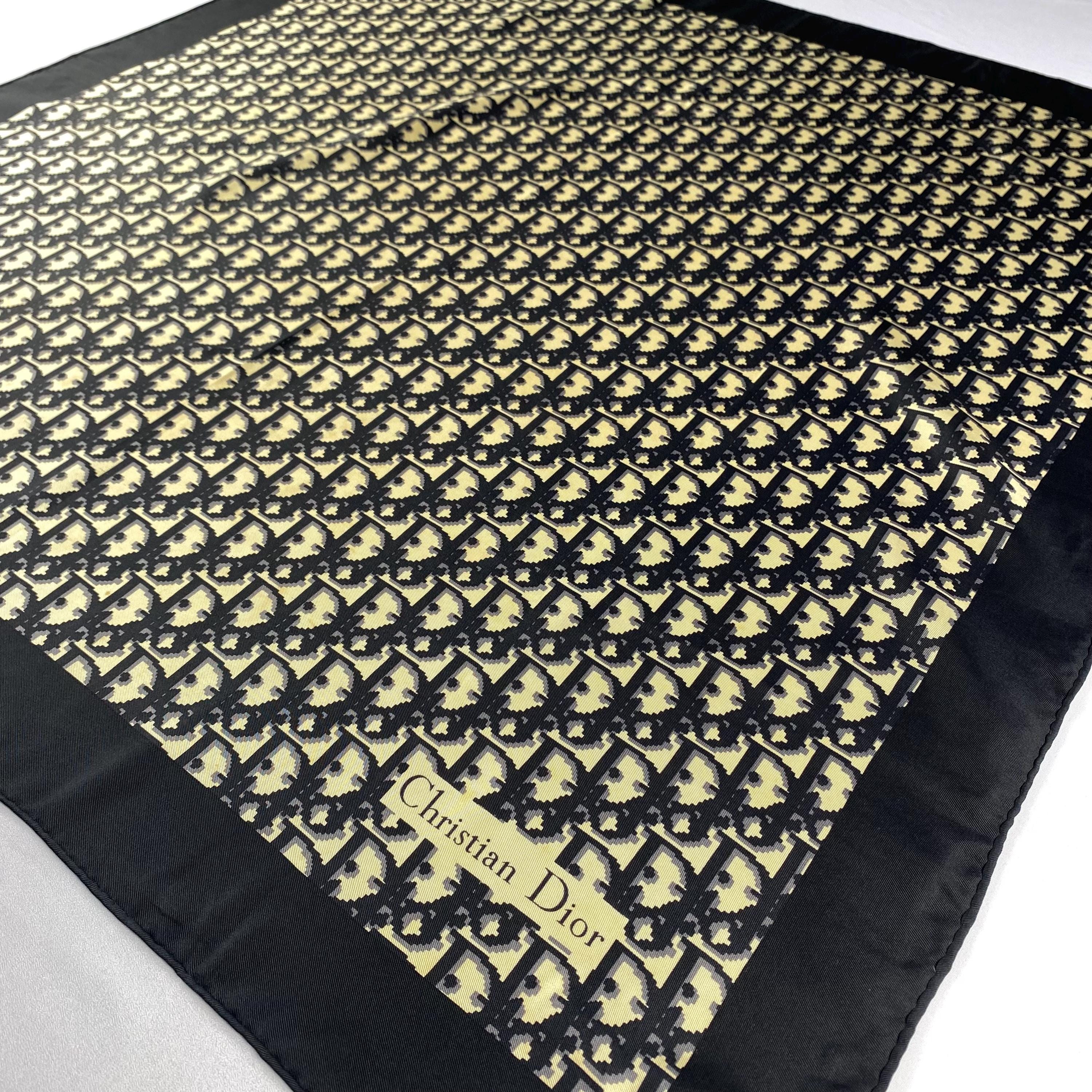 Vintage Christian Dior Trotter Silk Scarf Christian Dior Shawl