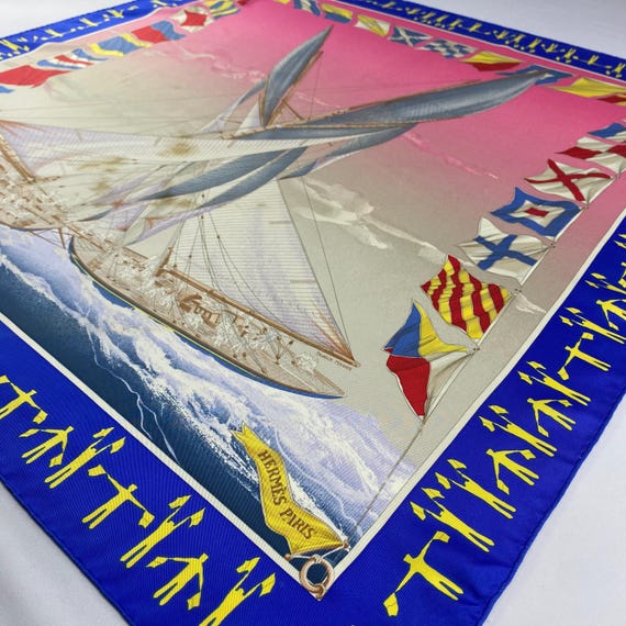 Vintage Hermes En Course Silk Scarf Hermes Silk Scarf Vintage Hermes Foulards Hermes Square Scarf Vintage Hermes Silk Shawl View 4