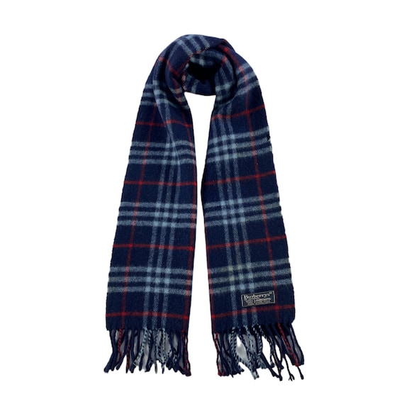 Bufanda Burberry vintage Bufanda de lana Burberry Bufanda de lana Burberry vintage Bufanda autentica Burberry Bufanda de cuello Burberry Etsy Mexico