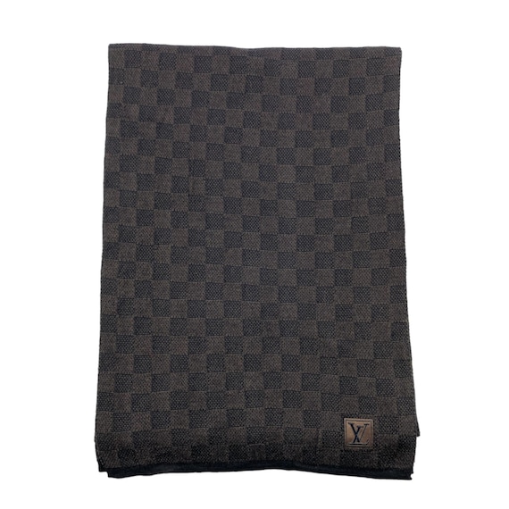ルイヴィトン　エシャルプ・メサジェ　ロゴライン　ウール　マフラー　M72685 Louis Vuitton Paris Wool Scarf ルイヴィトン エシャルプ