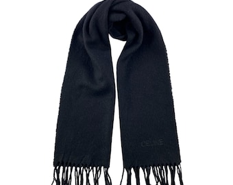 Vintage Celine Scarf Celine Wool Scarf Vintage Wool Scarf Wool