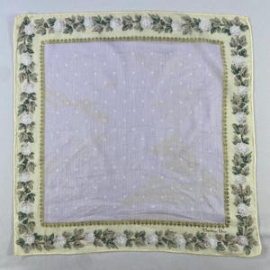 Vintage Dior Handkerchief, Dior Bandana, Vintage Dior Pocket Square, Christian Dior Handkerchief, Vintage Dior Neck Scarf