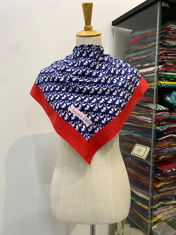 Vintage Christian Dior Silk Scarf Christian Dior Shawl Dior Silk