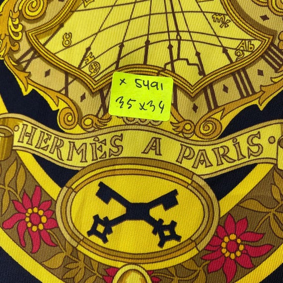 Vintage Hermes in Salzburg Silk Scarf Vintage Hermes Key Scarf