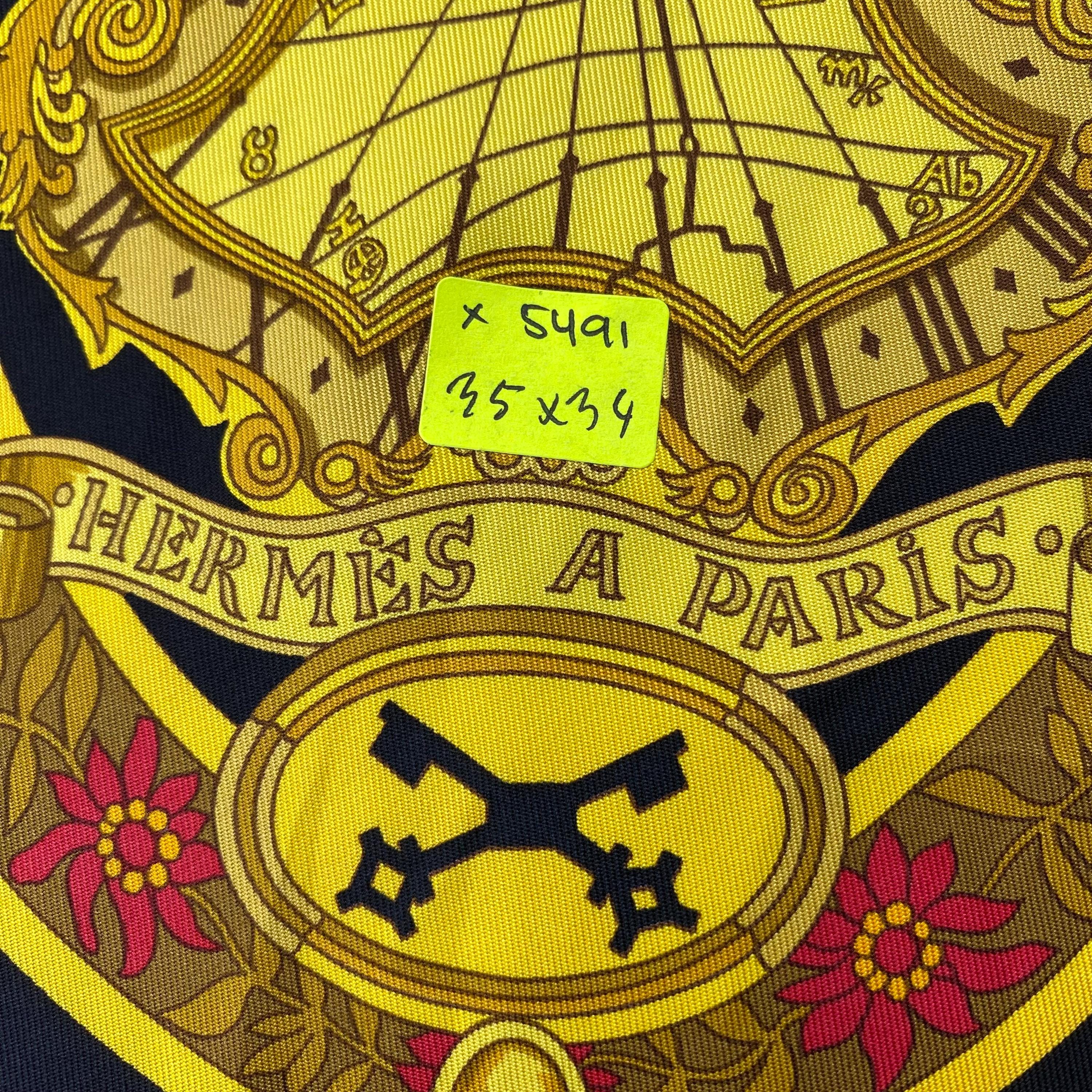 Vintage Hermes in Salzburg Silk Scarf Vintage Hermes Key Scarf