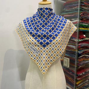 Vintage Givenchy Silk Scarf Givenchy Neck Scarf Givenchy Silk Muffler Givenchy Big Logo Givenchy Neck Warmer Givenchy Silk Shawl