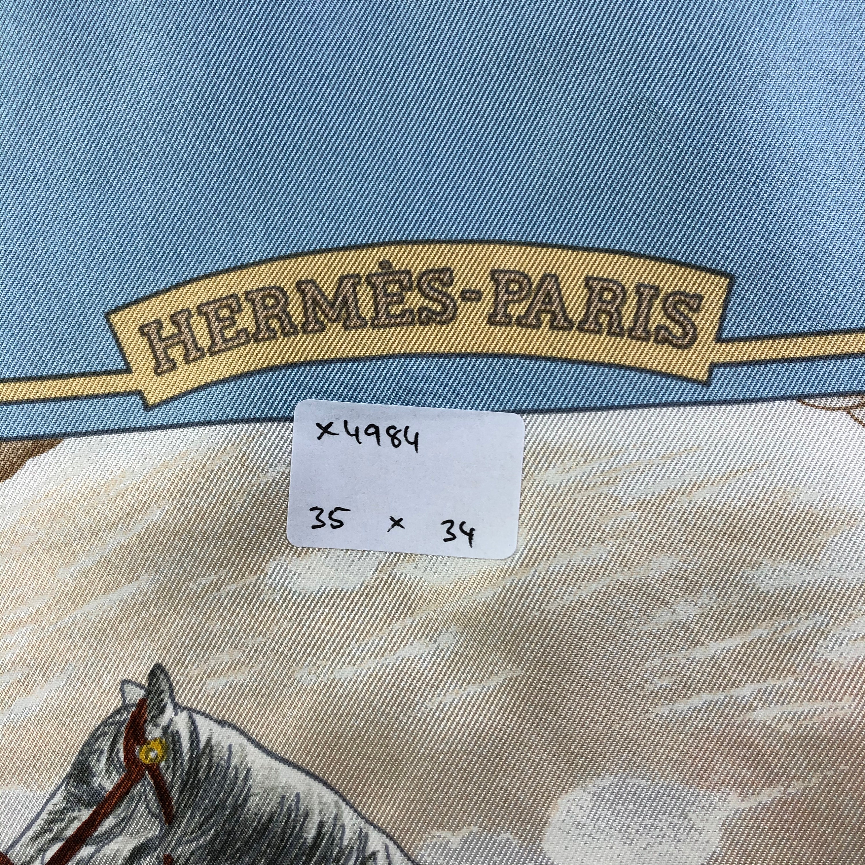 Authentic Vintage Hermes Silk Scarf Auteuil en Mai Mint Unworn with  Original Packaging – The World of Hermes© Scarves