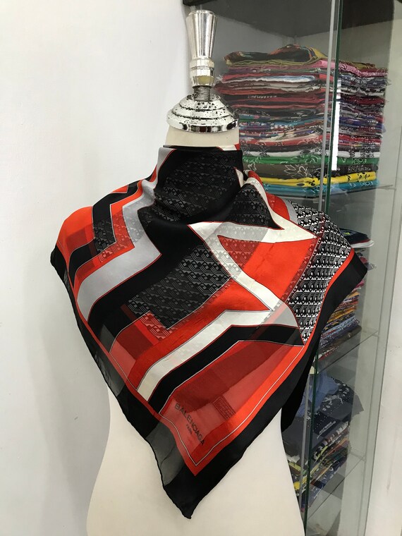 balenciaga scarf vintage