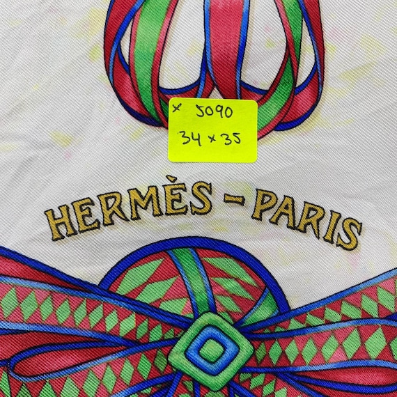 ヴィンテージ エルメス Les Rubans du Cheval シルク スカーフ