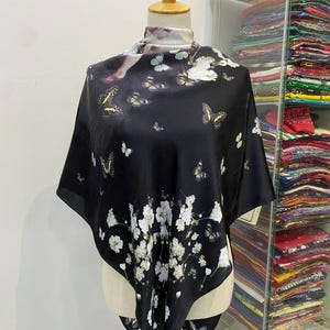 Vintage Givenchy Silk Scarf Givenchy Neck Scarf Givenchy Silk Muffler Givenchy Big Logo Givenchy Neck Warmer Givenchy Silk Shawl
