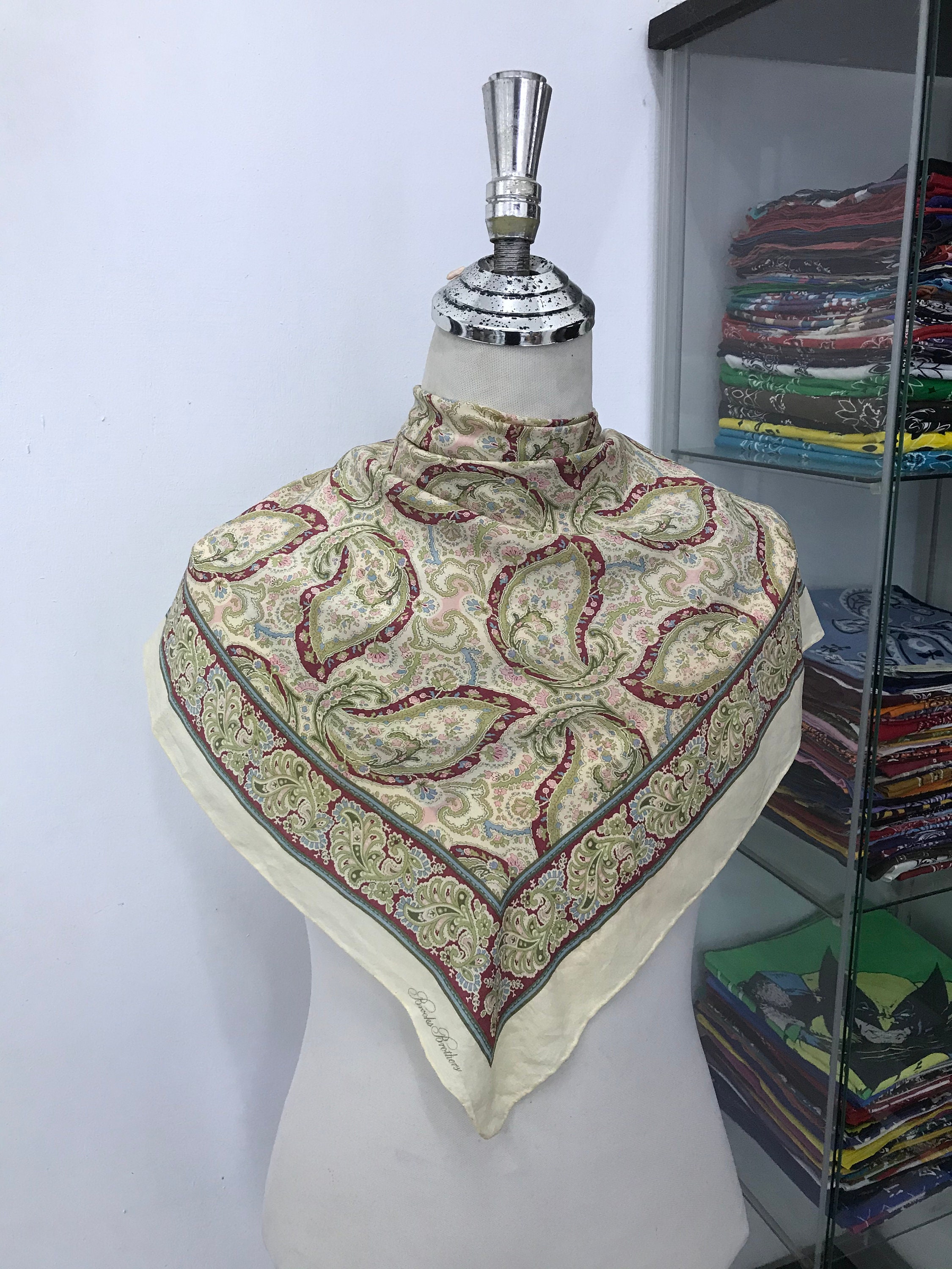 Brooks brothers scarf - Etsy 日本