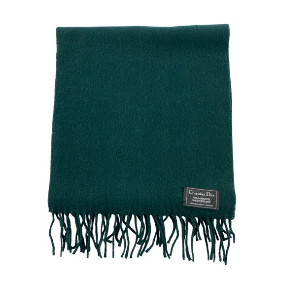 Christian Dior Scarf Muffler Vintage Dior Wool Scarves Dior Unisex
