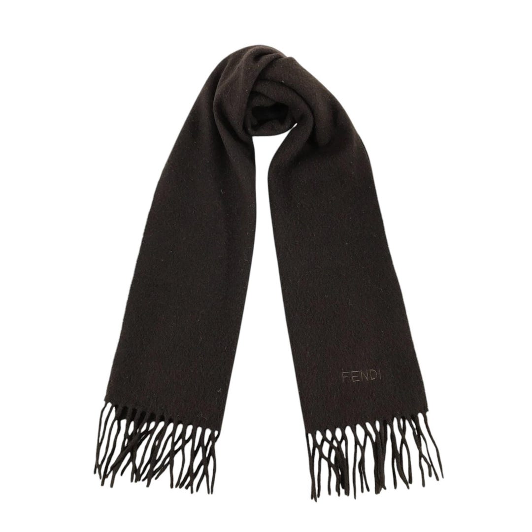 FENDI 100%ラムウール ストール　A07 Vintage Fendi Scarf Roma Italia Fendi Wool Scarf Vintage Fendi